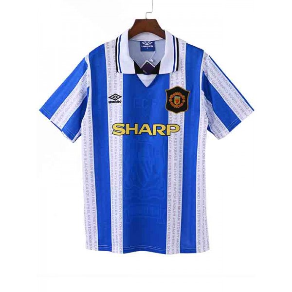 Manchester united third jersey mens retro shirt 1995-1996